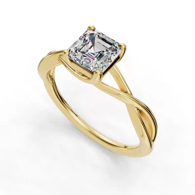Bianca Twist Engagement Ring