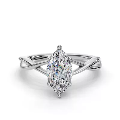Bianca Twist Engagement Ring