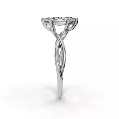 Bianca Twist Engagement Ring