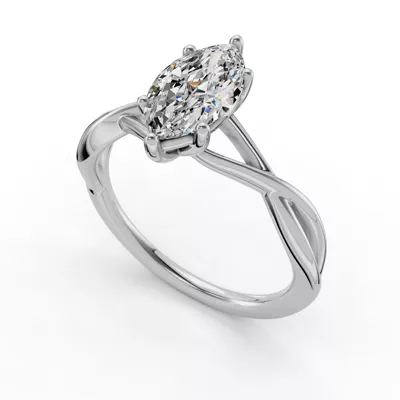 Bianca Twist Engagement Ring