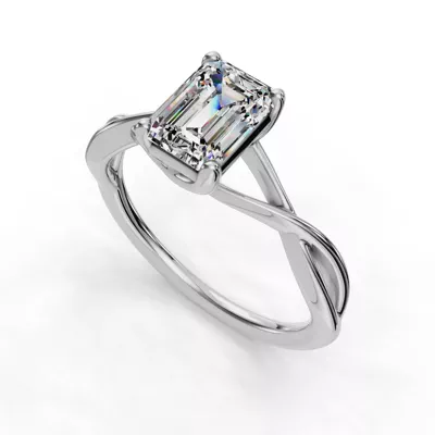 Bianca Twist Engagement Ring