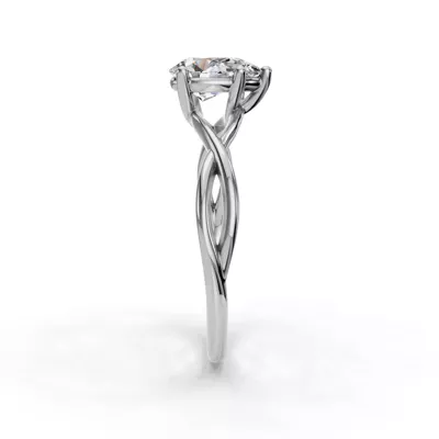 Bianca Twist Engagement Ring