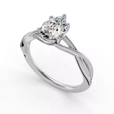 Bianca Twist Engagement Ring