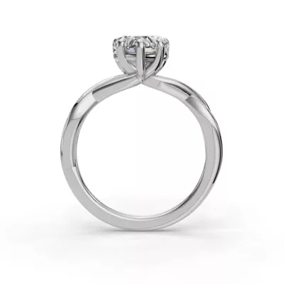 Bianca Twist Engagement Ring
