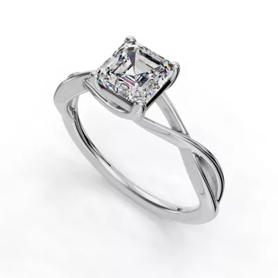 Bianca Twist Engagement Ring