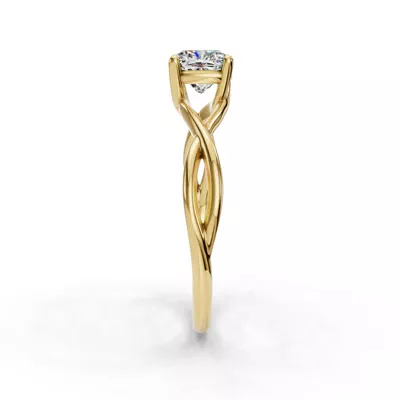 Bianca Twist Engagement Ring