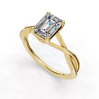 Bianca Twist Engagement Ring