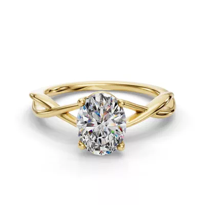 Bianca Twist Engagement Ring