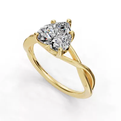 Bianca Twist Engagement Ring
