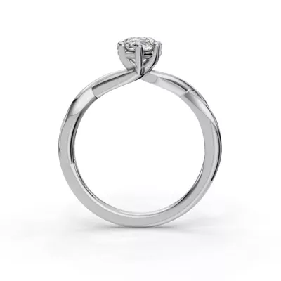 Bianca Twist Engagement Ring