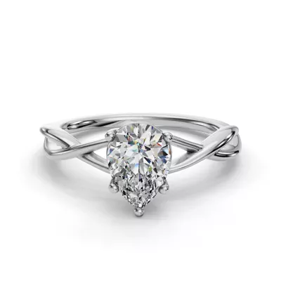Bianca Twist Engagement Ring