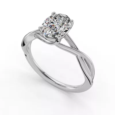 Bianca Twist Engagement Ring