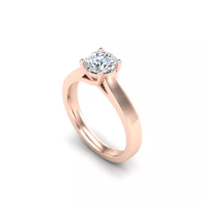 Cameron Trellis Style Solitaire Engagement Ring
