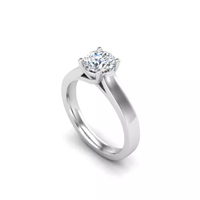 Cameron Trellis Style Solitaire Engagement Ring