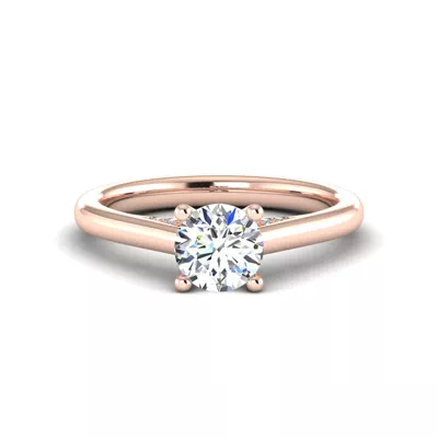 Clementine Pave Twise Engagement Ring