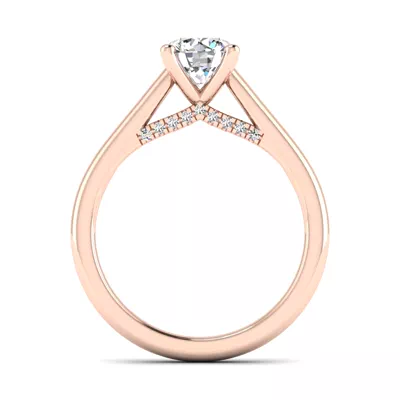 Clementine Pave Twise Engagement Ring