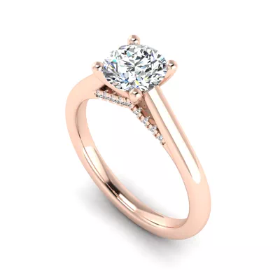 Clementine Pave Twise Engagement Ring