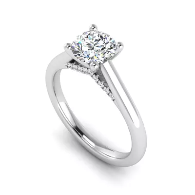 Clementine Pave Twise Engagement Ring