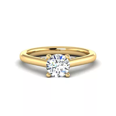Clementine Pave Twise Engagement Ring