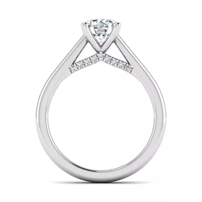 Clementine Pave Twise Engagement Ring