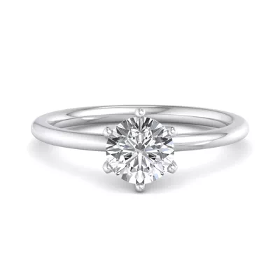 Genevieve 6 Prong Solitaire Engagement Ring