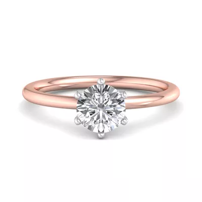 Presentation 6 Prong Solitaire Engagement Ring
