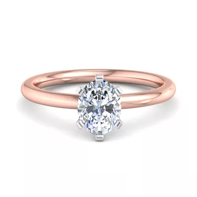 Presentation 6 Prong Solitaire Engagement Ring