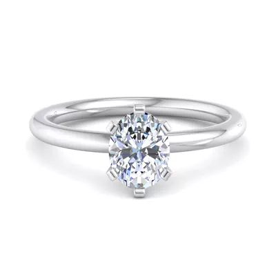 Presentation 6 Prong Solitaire Engagement Ring