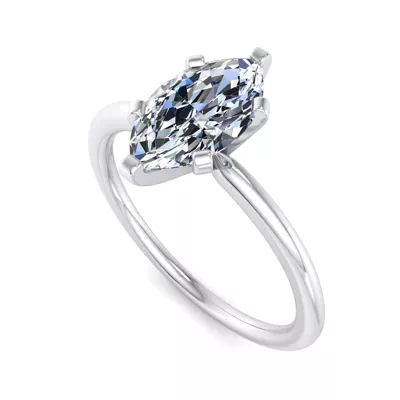 Presentation 6 Prong Solitaire Engagement Ring