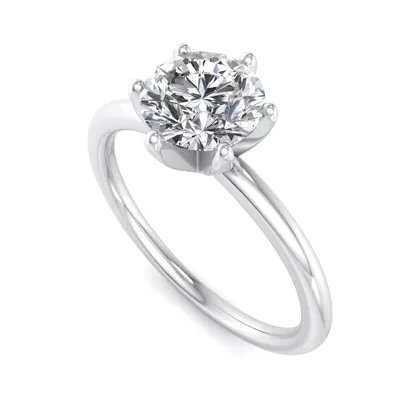 Presentation 6 Prong Solitaire Engagement Ring