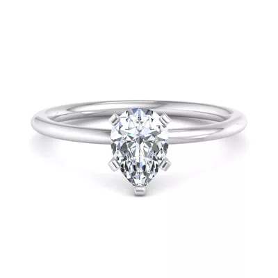 Presentation 6 Prong Solitaire Engagement Ring