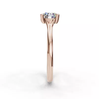 Isabella Split Shank Solitaire Engagement Ring
