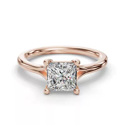 Isabella Split Shank Solitaire Engagement Ring