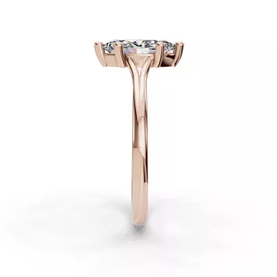 Isabella Split Shank Solitaire Engagement Ring