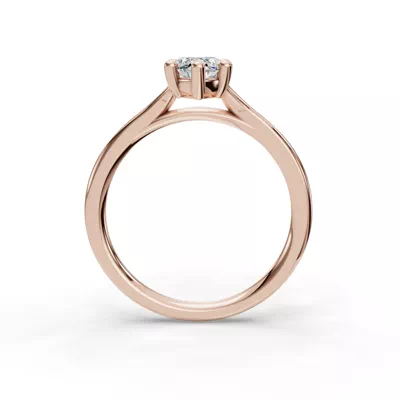 Isabella Split Shank Solitaire Engagement Ring