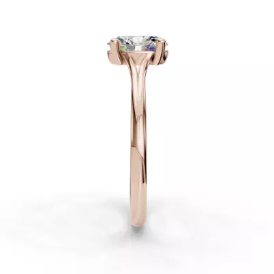 Isabella Split Shank Solitaire Engagement Ring