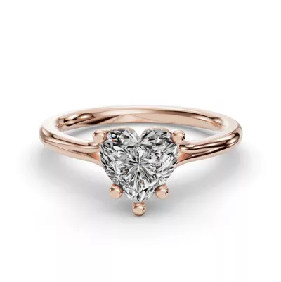 Isabella Split Shank Solitaire Engagement Ring