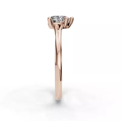 Isabella Split Shank Solitaire Engagement Ring