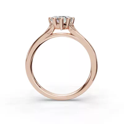 Isabella Split Shank Solitaire Engagement Ring
