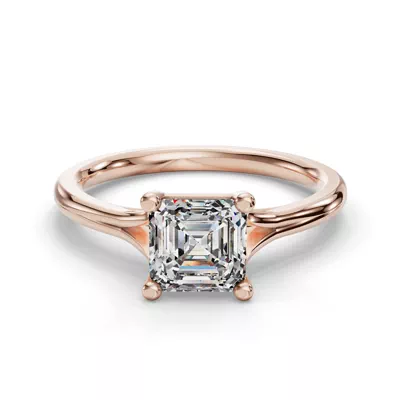 Isabella Split Shank Solitaire Engagement Ring