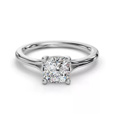 Isabella Split Shank Solitaire Engagement Ring