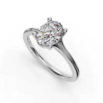 Isabella Split Shank Solitaire Engagement Ring