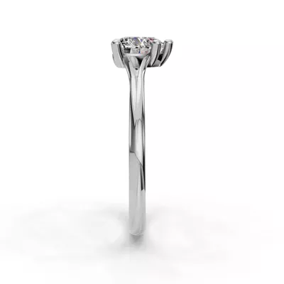 Isabella Split Shank Solitaire Engagement Ring