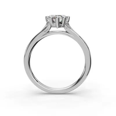 Isabella Split Shank Solitaire Engagement Ring