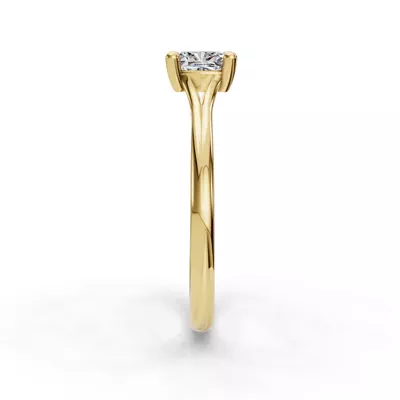 Isabella Split Shank Solitaire Engagement Ring