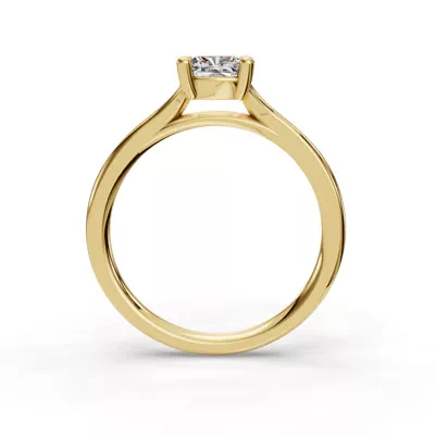 Isabella Split Shank Solitaire Engagement Ring