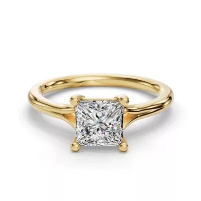 Isabella Split Shank Solitaire Engagement Ring
