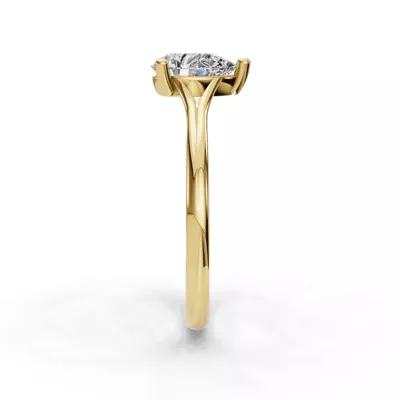 Isabella Split Shank Solitaire Engagement Ring