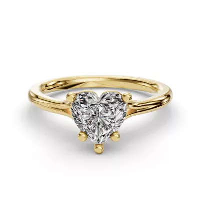 Isabella Split Shank Solitaire Engagement Ring