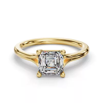 Isabella Split Shank Solitaire Engagement Ring